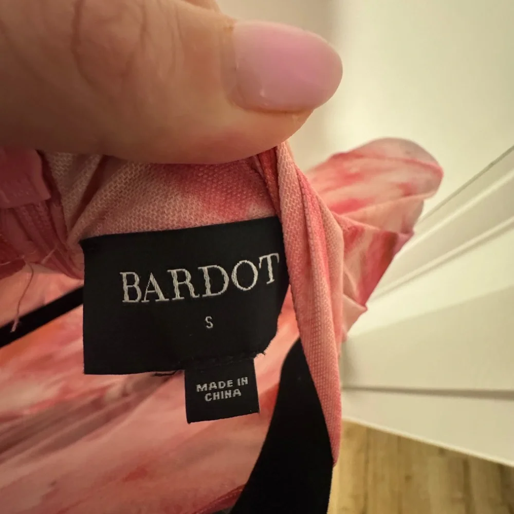 Bardot Lea Midi Dress in Pink Tie Dye Small NWOT - Picture 8 of 8